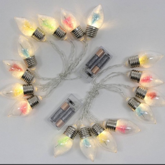 Target Christmas snow globe string lights - Picture 5 of 6